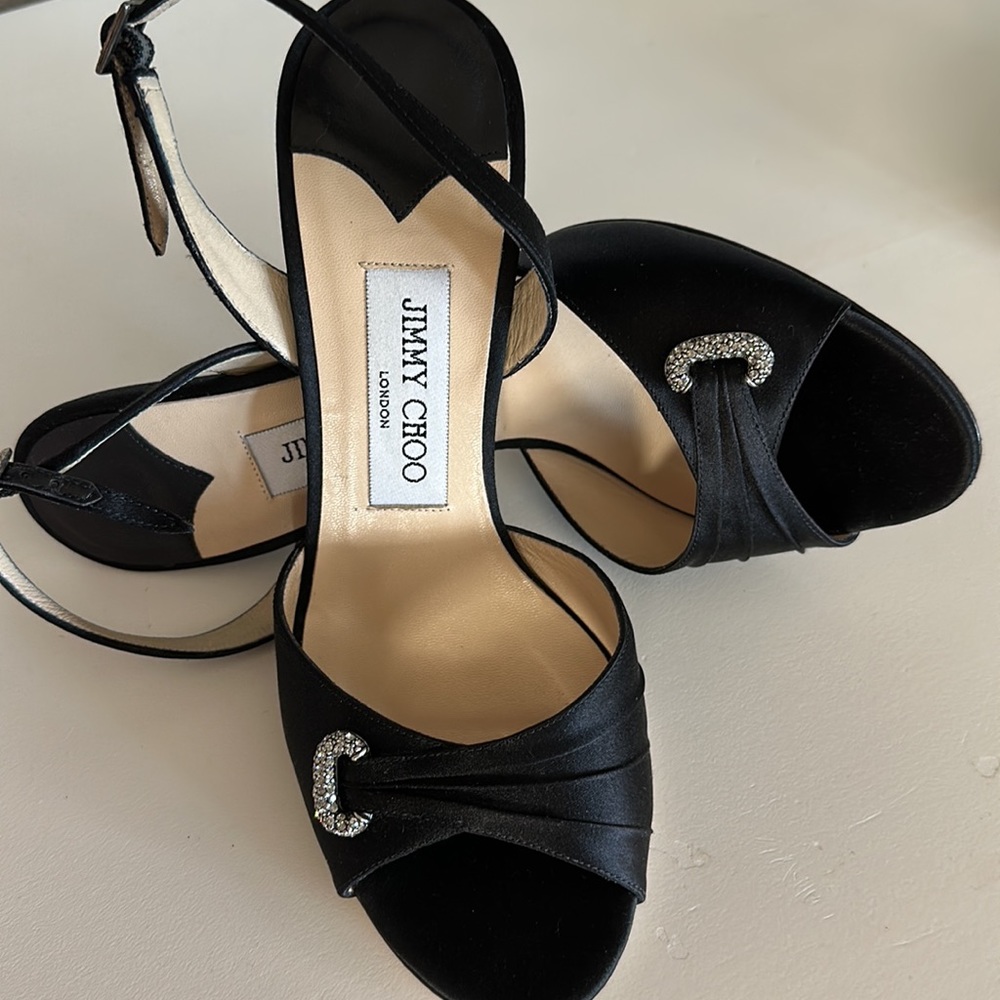 Jimmy Choo - Satin sling back - 7